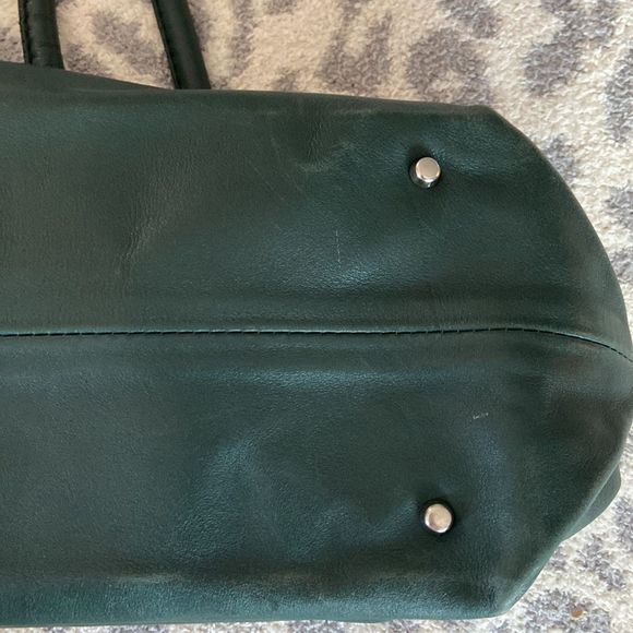 Furla dark green satchel - Picture 4 of 12